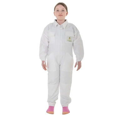 Childrens Beekeeping Suit Cotton White Detachable Fencing Veil Protective Suits For Kids UK