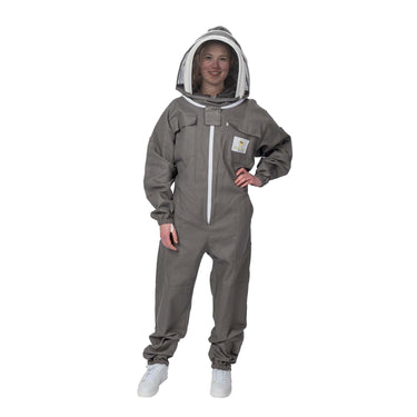 Grey Bee Suit UK | Premium Protective Beekeeping Gear
