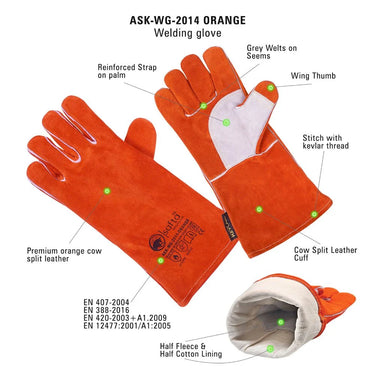 Heat Resistant Grill BBQ Fireplace Gloves heat proof gloves