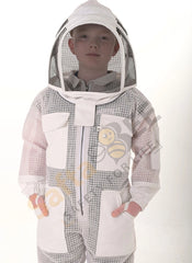 Childrens Beekeeping Suits | 3 Mesh Layer Beekeeper Protective Gear - Safta Bee