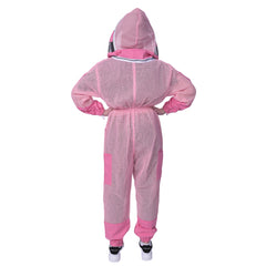 Pink Beekeeping Suit 3 Layer Ventilated 100% Sting Pink Bee Suit Safta Bee UK
