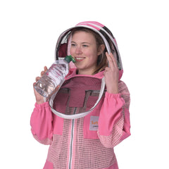 Pink Beekeeping Suit 3 Layer Ventilated 100% Sting Pink Bee Suit Safta Bee UK