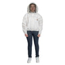 Beekeeping Jacket Cotton White Premium Quality For Beekeepers with Veil safta bee uk