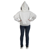 Beekeeping Jacket Cotton White Premium Quality For Beekeepers with Veil safta bee uk