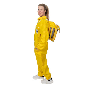 Vented Beekeeping Suit | Yellow Cotton Sting Proof Suit