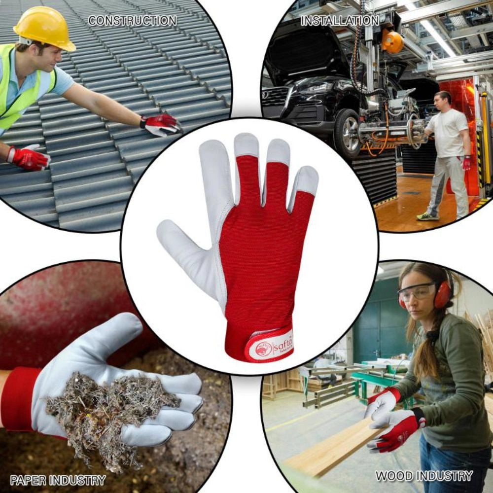 Sheepskin Leather Work Gloves