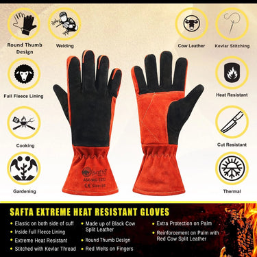 Extreme Heat Resistant Welding Gloves