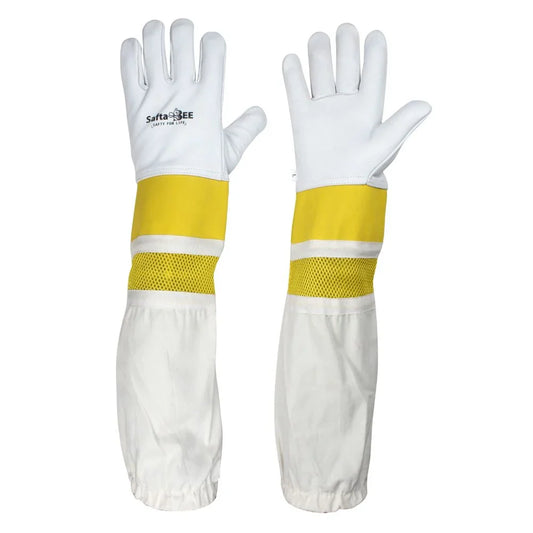 Beekeeping Gloves Adjustable Sleeves Sting Proof