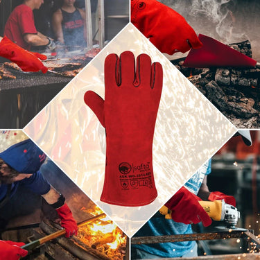 Welding Gloves Red 