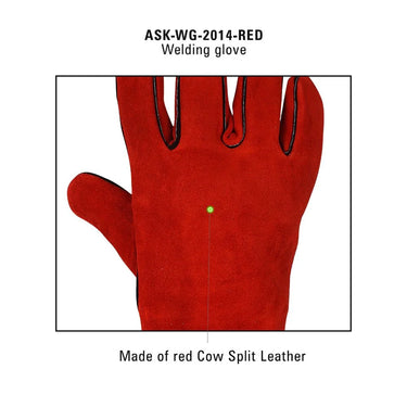 Welding Gloves Red 