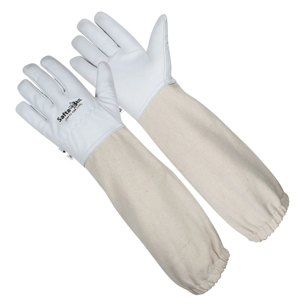 SAFTA Bee Professional Goatskin Beekeeping Gloves