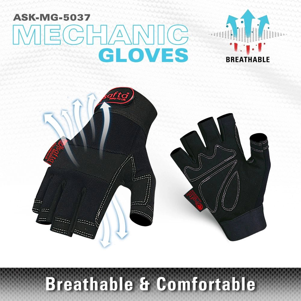 fingerless work gloves