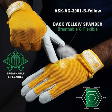 Yellow Work Gloves
