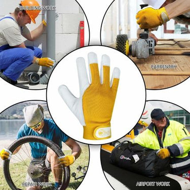 Yellow Work Gloves