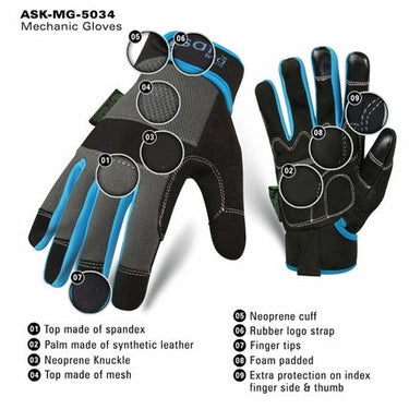 Synthetic Leather Gloves 