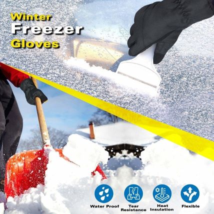 Freezer Gloves | 3M Insulated Water Proof | Cold Storage Thermal Work Gloves