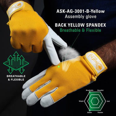 Yellow Work Gloves