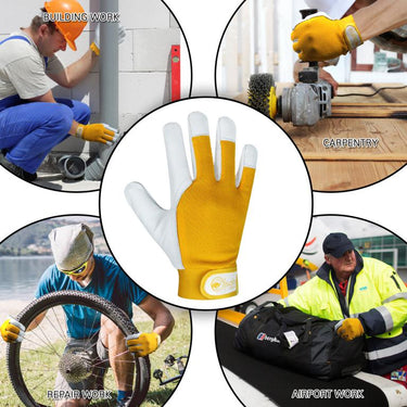 Yellow Work Gloves