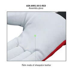 Sheepskin Leather Safety Work Gloves