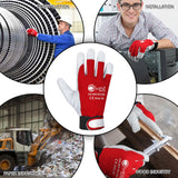 Sheepskin Leather Safety Work Gloves