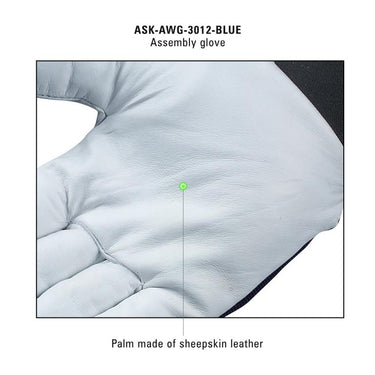 Sheepskin Leather Safety Work Gloves